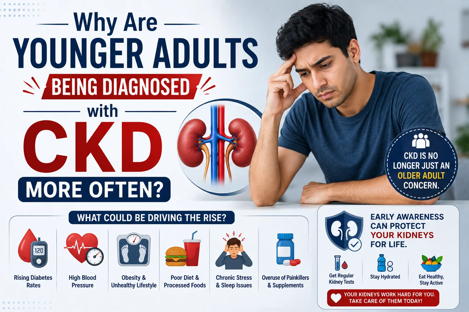 Why Are Younger Adults Being Diagnosed with CKD More Often?